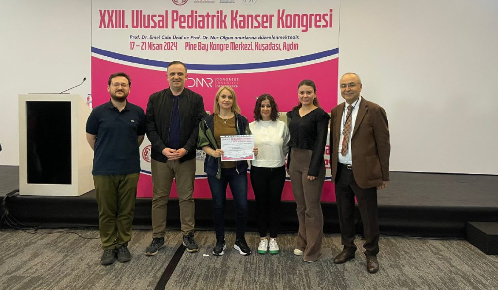 XXIII. Ulusal Pediatrik Kanser Kongresi’nde Sözel Bildiri Birincilik Ödülü