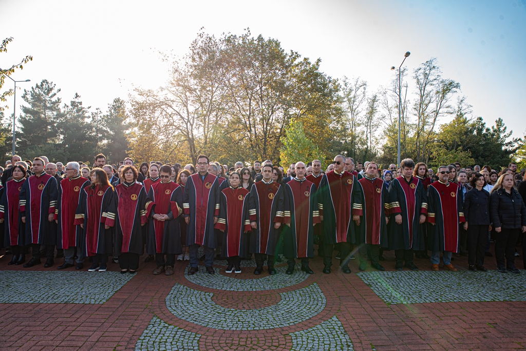 Cumhuriyetimizin Kurucusu Gazi Mustafa Kemal Atatürk, 87. Yılında OMÜ’de Saygıyla Anıldı